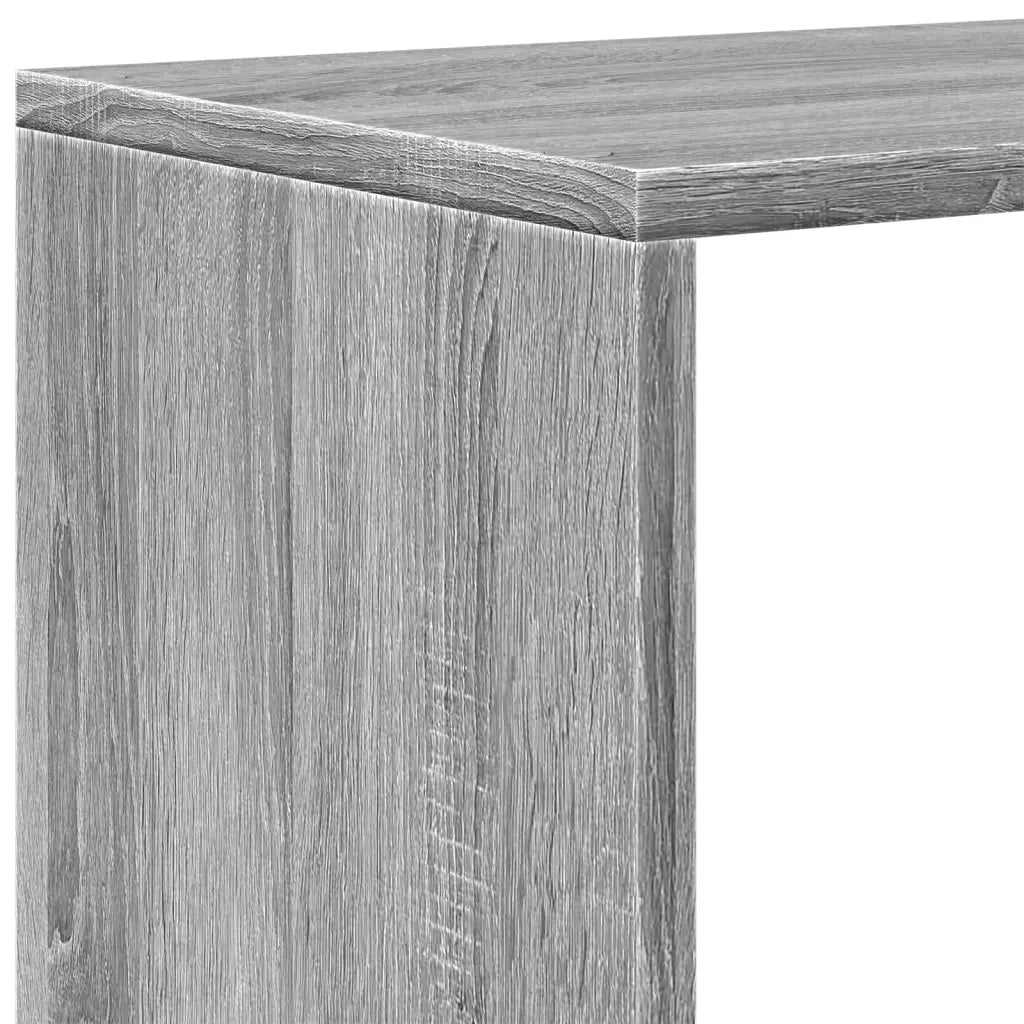 Libreria 4 Ripiani Grigio Sonoma 131,5x29x131,5 cm Truciolato 857972