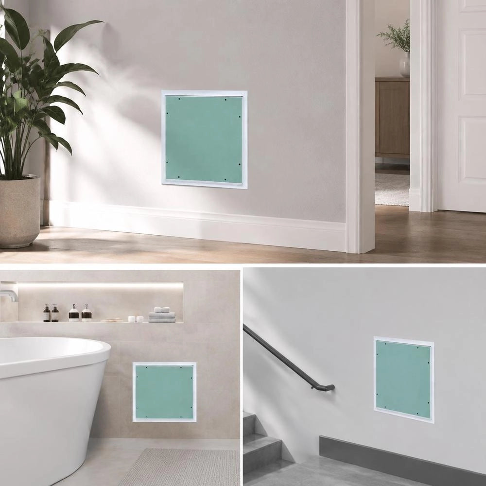 Inspection Hatch With Aluminium Frame And Plasterboard Insert 400x400 Mm