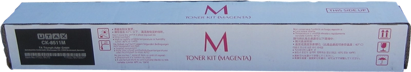 ORIGINAL Utax toner magenta CK-8511M 1T02L7BUT1 ~12000 Seiten