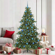 Albero di Natale Artificiale con Rami Pieghevoli Verde 180 cm 3397673