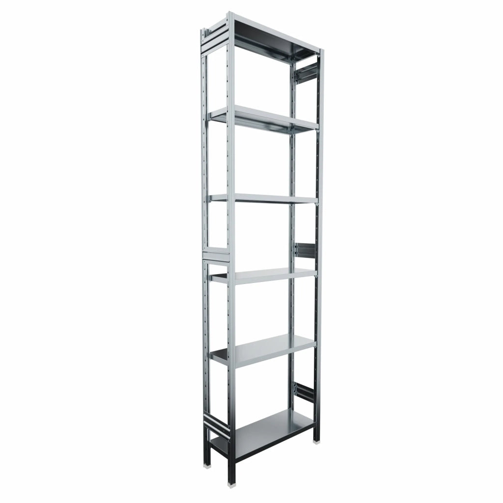 SCAFFALATURA in ferro da magazzino Zincata cm. 80x80x300h