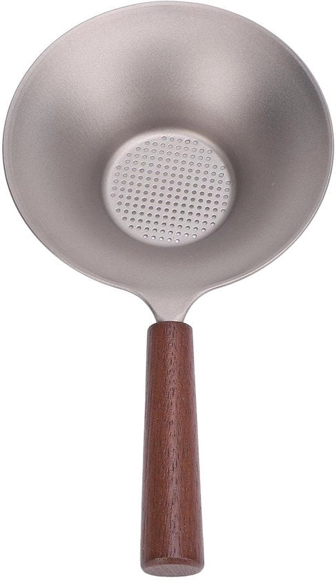 Maniglia in RVS con Manico in Legno per Filtri a Caffè - Erosione Resistente - Utilizzo Lungo Termine