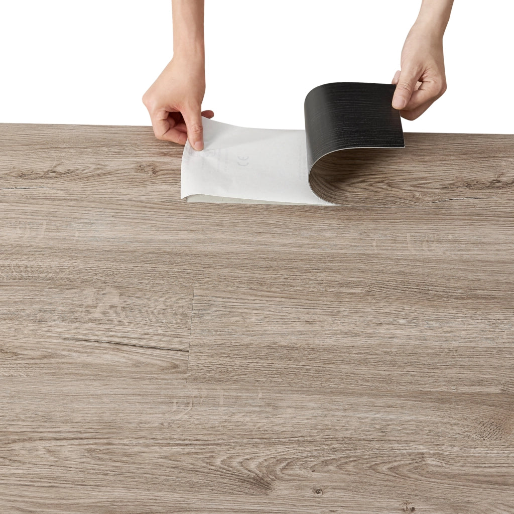 Pavimento Adesivo Vanola in PVC per Spazi Interni 7 listoni = 0,975 m² Effetto Rovere Naturale NEU.HOLZ