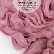 Set di 6 tovaglioli di stoffa, tovagliolo, 90 x 300 cm, fiore stoffoso, organza, tovaglioli di stoffa, tovagliolo, tovagliolo rustico boho per decorazione di tavola, lavabile, stoffa tule, tovagliolo per matrimonio, festa, decorazione