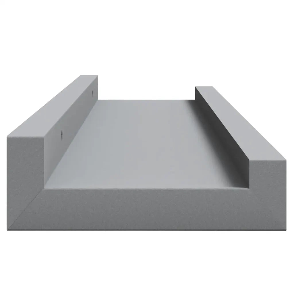 Mensole Loggia per Foto 2 pz Grigie 40x9x3 cm in MDF cod mxl 64647