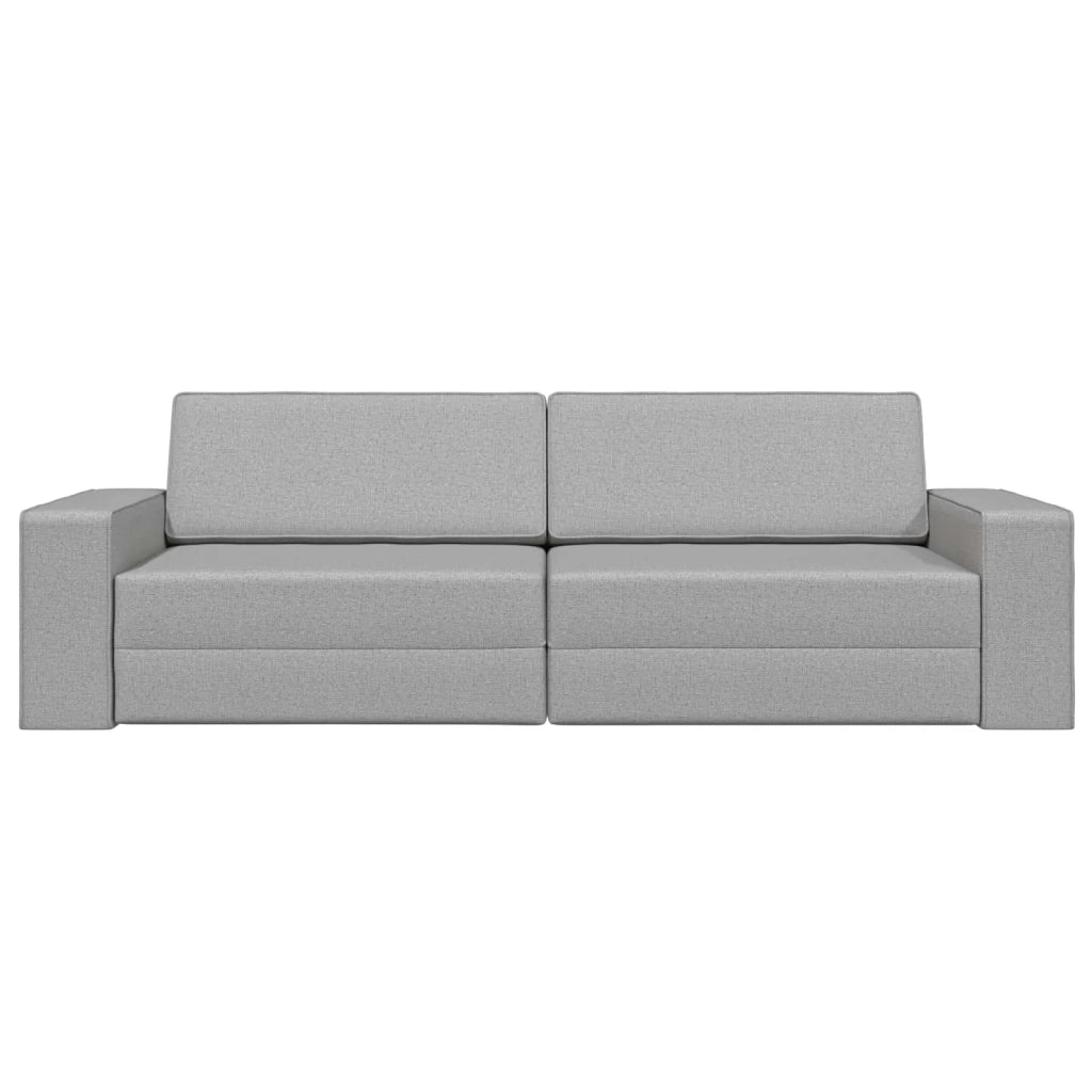 Divano letto Grigio Nuvola 245 x 78 x 77 cm Tessuto 4106724