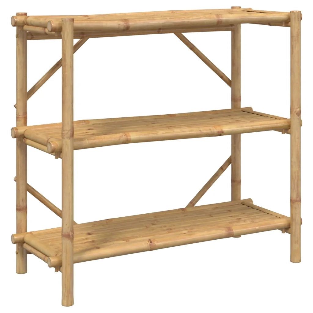 Scaffale 3 Ripiani 100x40x90 cm in Bamb¨´ CFW6960062