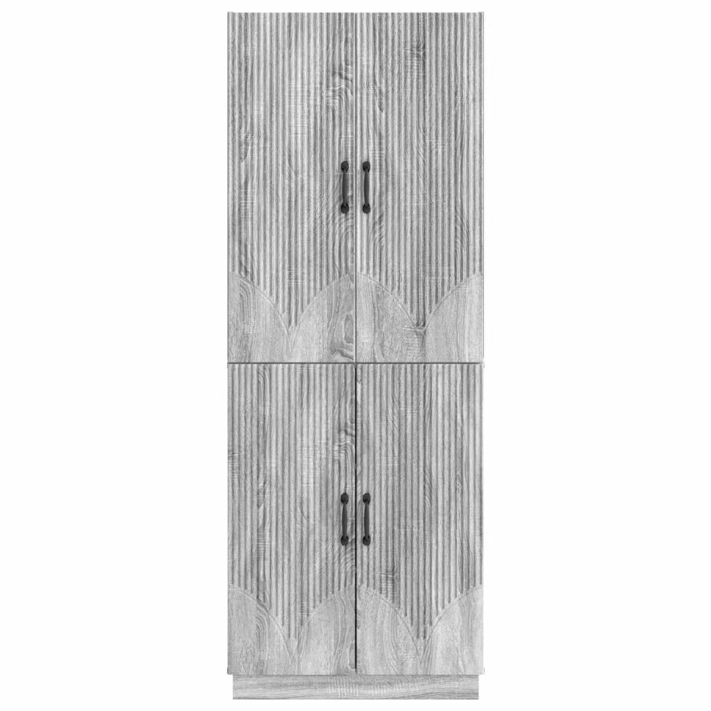 Set di armadi 2 pcs Sonoma grigio Legno ingegnerizzato 3416787