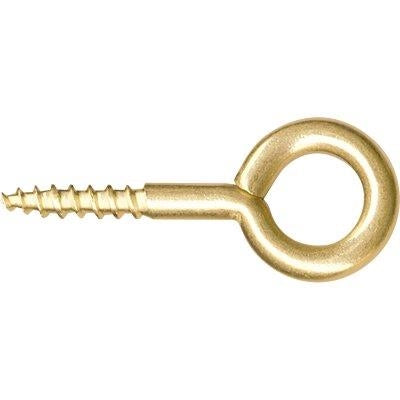 OCCHIOLO A VITE OTTONE PUCCIONI - MOD 16X30 MM 4X12X2,25 CF=PZ 200- 1 confezioni