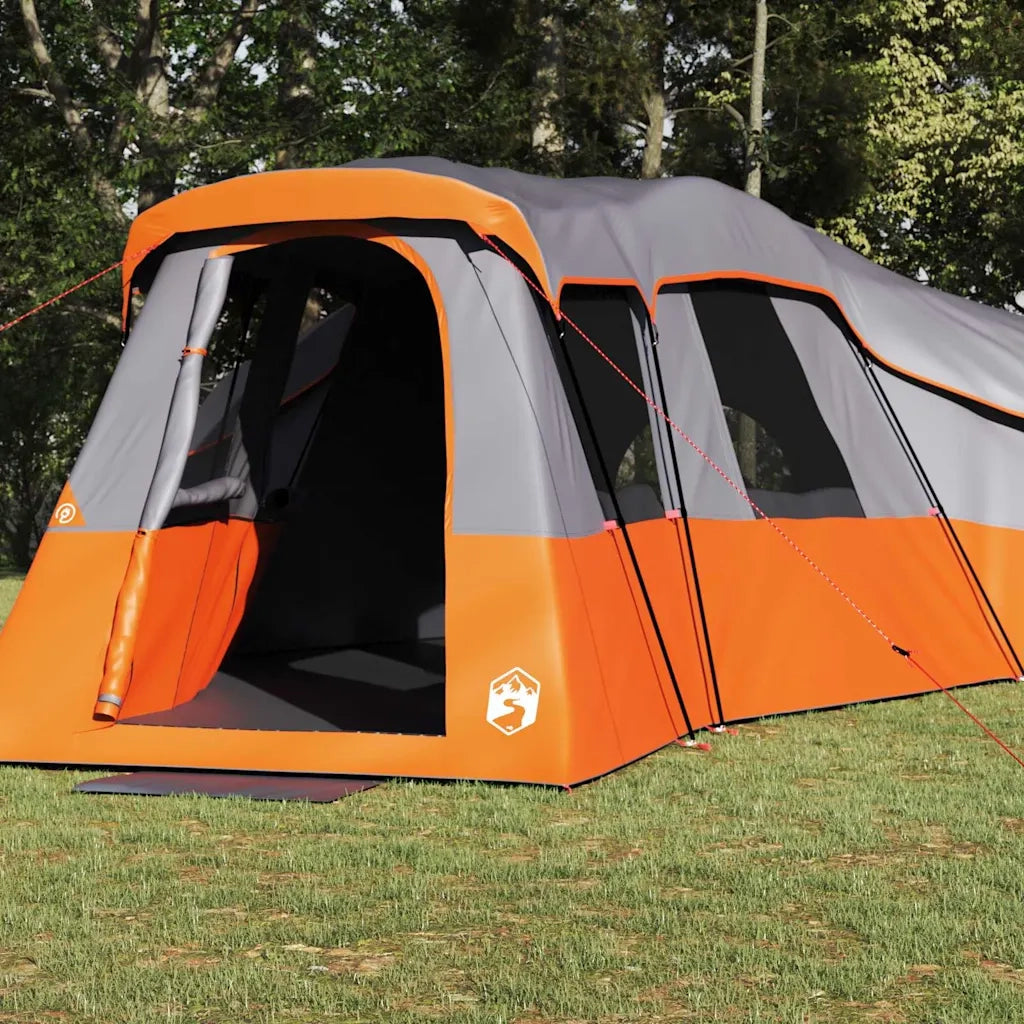 Tenda Familiare Grigio e arancione 762 x 655 x 218 cm taffetà 42001156