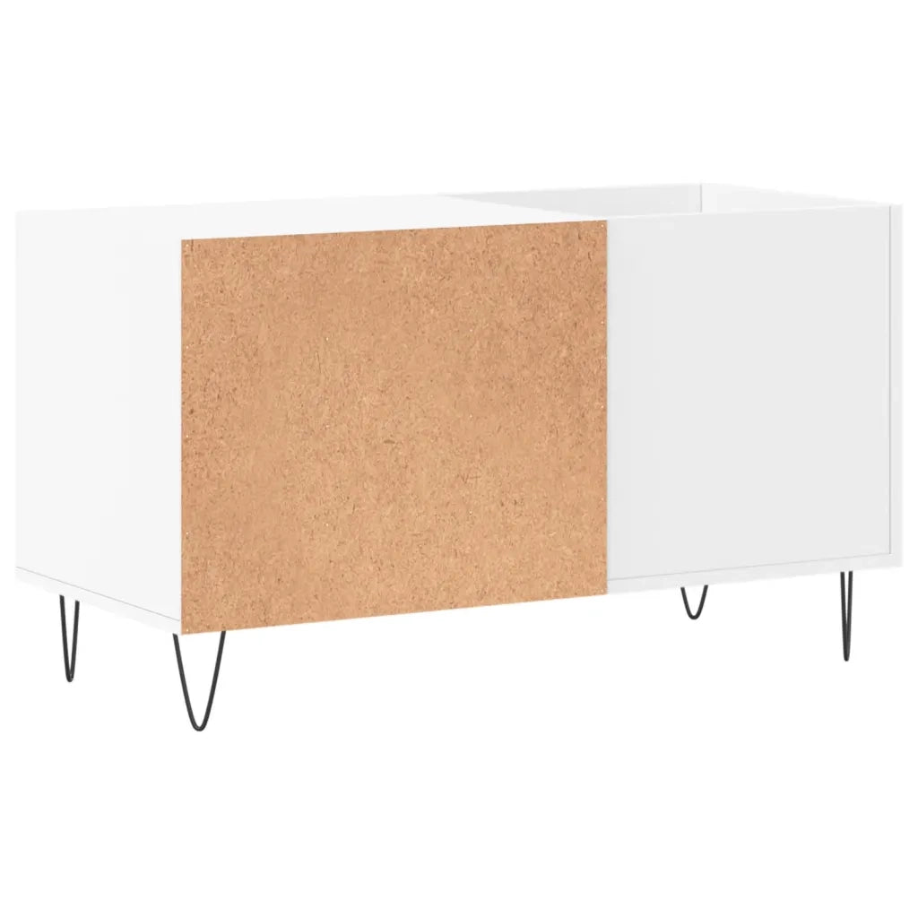 Mobile porta dischi moderno classico 85 x 38 x 48 cm legno composito bianco 02_0049107