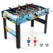 Calcio balilla 94 cm con segnapunti tema calcio e gambe rimovibili-Gioco da sala giochi per adulti e bambini