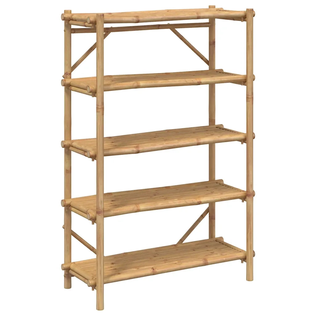 Scaffale 5 Ripiani 100x40x150 cm in Bamb¨´ CFW3346691