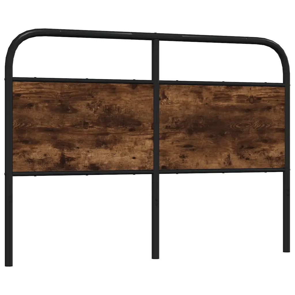 Testiera di Ricambio Rovere Fumo 135 cm in Acciaio e Legno Multistrato 4100241
