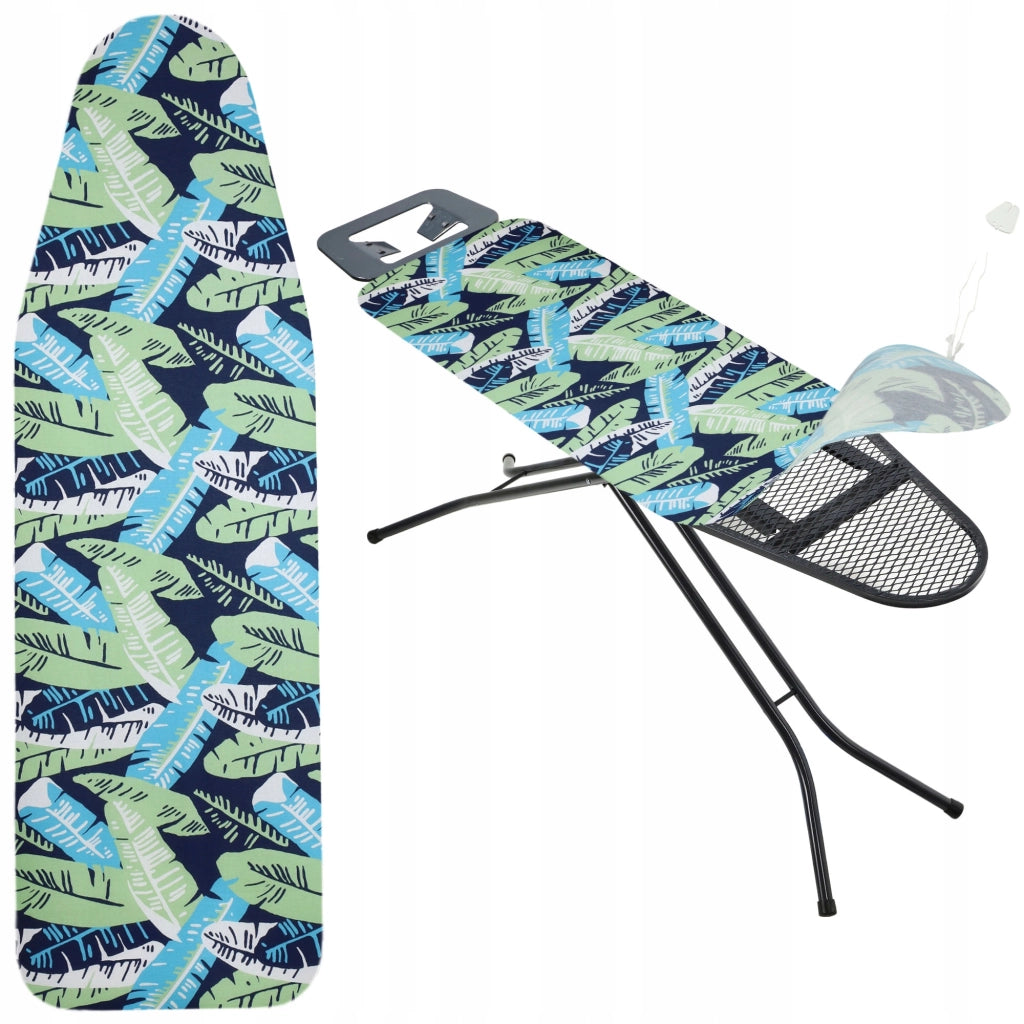 Copriasse da stiro KADAX 132x48 cm, estensibile, con foglie