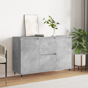 Credenza Grigio Cemento 104x35x70 cm in Legno Multistratocod mxl 80273