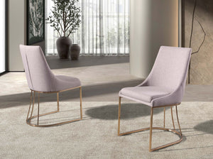 Sedia in tessuto grigio