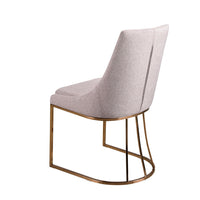 Sedia in tessuto grigio