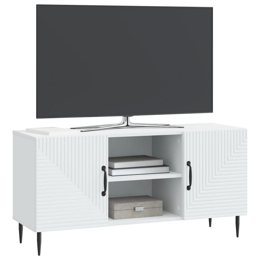 Mobile TV-Credenza per TV Bianco 102 x 34,5 x 50 cm Legno ingegnerizzato 608605