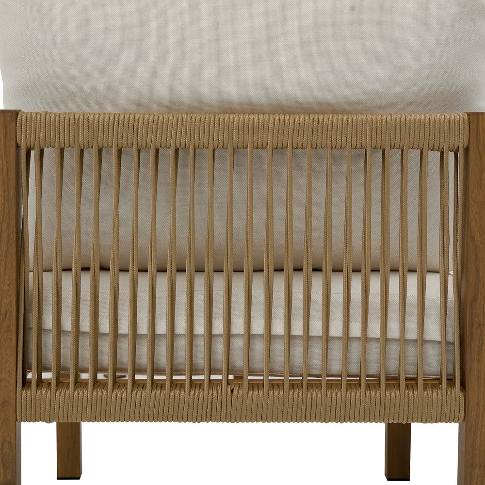 Divano angolare da giardino modulare convertibile ¨C Minimal ¨C beige legno