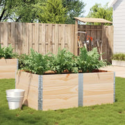 vidaXL Fioriera da Giardino 150x100 cm in Legno Massello di Pino
