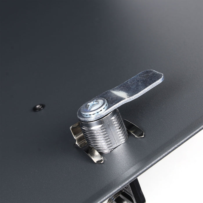 Cassetta postale con vano portagiornale V50 antracite + inox 370 x 105 x 370 mm