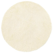 Tappeto del soggiorno | Tappeto Shaggy a Pelo Lungo NAVARRA Crema 160x160 cm poliestere