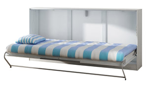 Mobile con Letto Pieghevole Integrato Roger cm 212x40x113h bianco grafite