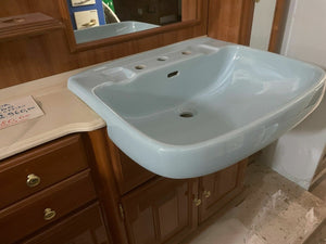 Lavabo Semincasso Square Azzurro - Geberit