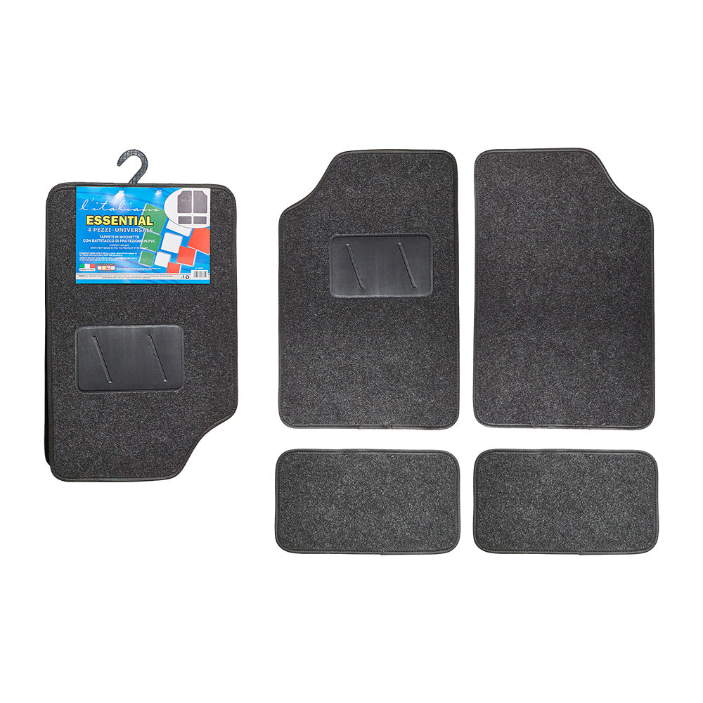 Tappeto Moquette Essential 4Pz - Rhutten