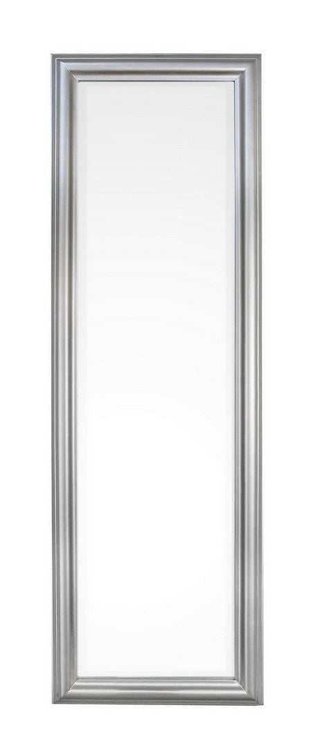 Specchio Sanzio C-C Mat Argento 42X132 - Bizzotto