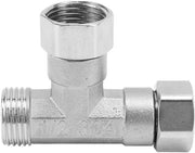 Fitting 3 vie a T in acciaio inossidabile 304 - G1/2 - Connettore - Per acqua/gas - Connettore a prova di fuga - Pressione normale 5kg - Fitting