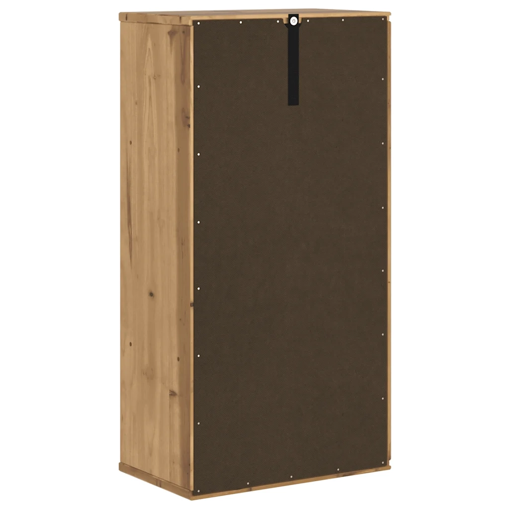 vidaXL Armadietto Laterale ODDA 40x24x79 cm in Legno Massello di Pino