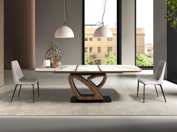 Sedia in similpelle sabbia