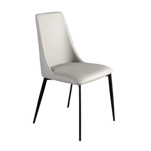 Sedia in similpelle sabbia