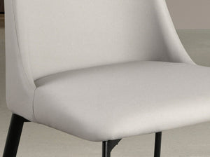 Sedia in similpelle sabbia