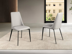 Sedia in similpelle sabbia