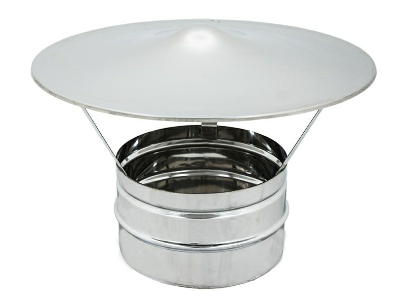 Comignolo Fumi Orizz.Gas D.100 Inox - Zinco Calabria