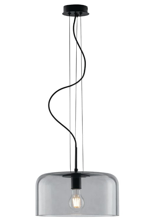 Sospensione Gibus Fume' 1Xe27 30X15Cm - Fan Europe