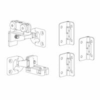 Kit Scorrevoli Kg.30 Per Binari Pz.2 - Masidef