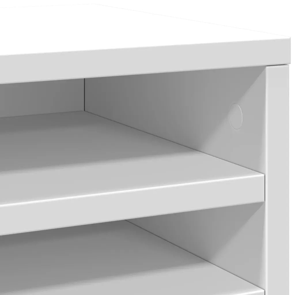 Organizer per la Scrivania Bianco 36x26x29,5 cm in Multistrato CFW4246195