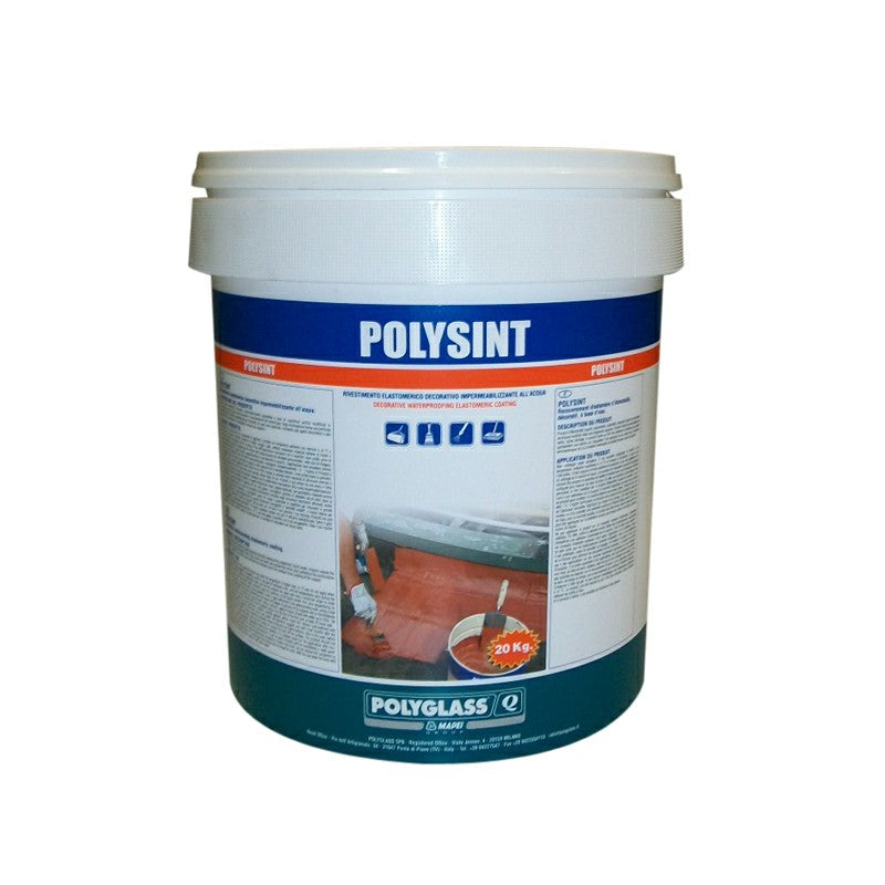 Guaina Liquida Fibrata Polysint R Grey 20Kg - Polyglass