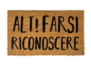 Zerbino Entrata Ingresso Casa Antiscivolo Cocco Allegro Alt! Farsi Riconoscere