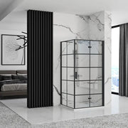 Cabina Doccia Rea Molier Black 100x90