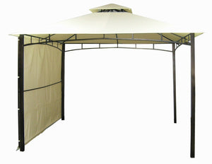 Gazebo Da Giardino In Metallo Antigua Con Telo 3,3X3,3 Metri - Biacchi Ettore