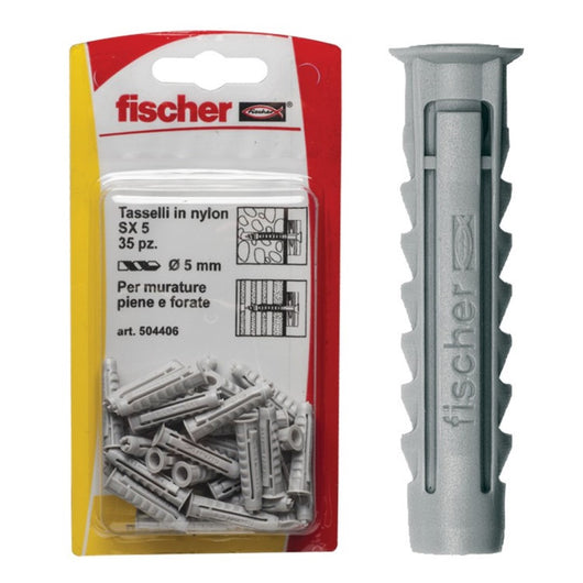 Tasselli Nylon Sx 5 K Set 5 Pezzi - Fischer