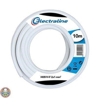 Cavo H05Vv-F 2X1 Bianco 10Mt - Electraline