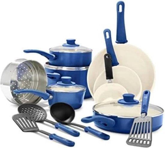 Set di Pannelli Induttivi - Con Maniglie a Controllo Termico e Coperchio in Vetro - Progettazione Duratura