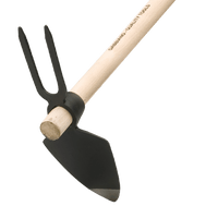 Agef Zappetta Cuore Bidente Occhio Tondo Forgiata Con Manico 120 Cm - Agef