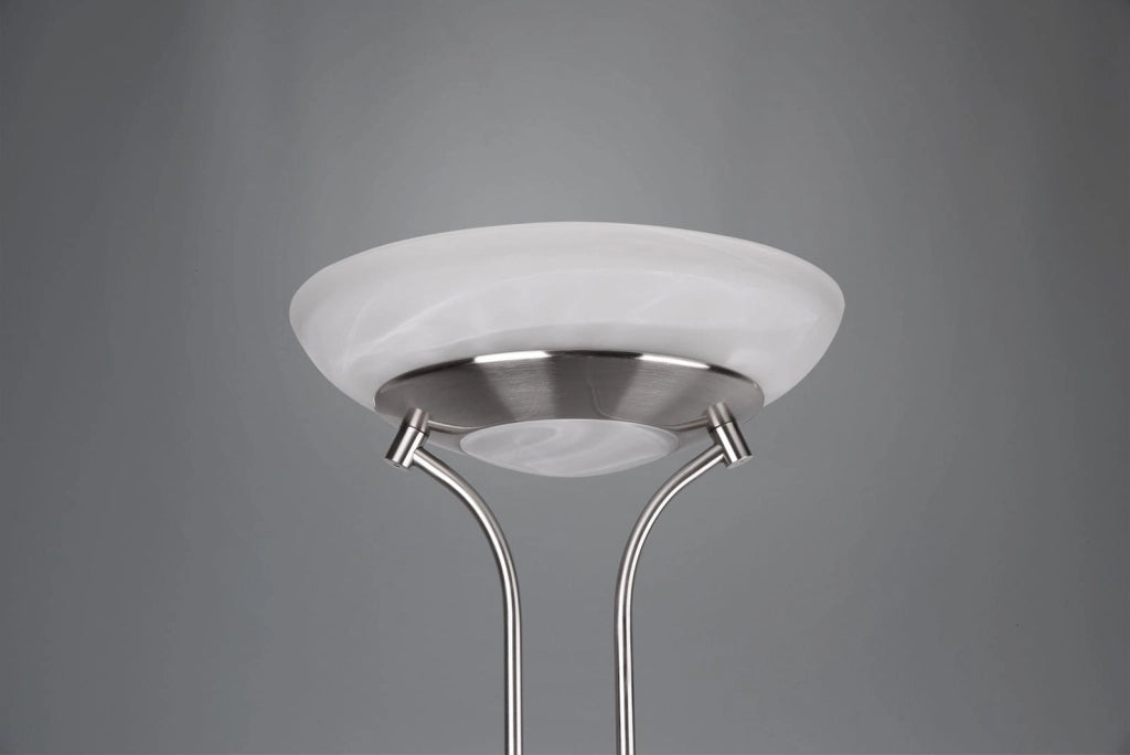 Lampada da terra LED ORSON argento dimmer touch RL